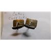 Image 3 : 14.9g, STERLING WITH 10K GOLD MAYAN CALANDER CENTER CUFFLINKS
