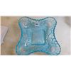 Image 2 : AQUA BLUE VINTAGE CANDY DISH