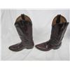 Image 5 : Rio Grande Leather Cowboy Boots Approximately Size 11