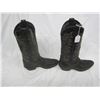 Image 2 : Texas All American  Made Black Leather Cowboy Boots Approximately Size 9
