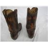 Image 3 : Brown Leather Cowboy Boots Approximately Size 11