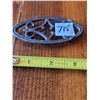 Image 1 : Very Scarce 3 1/2" miniature SAD iron trivet works well with either of their 2 previous items or you