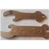 Image 2 : 2 North Battleford Sk flat beer openers "WENTZLERS" and "STAR BREWING CO. LTD" both are scarce