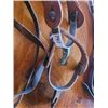 Image 2 : Leather bridle and pair of spurs Some sterling bands Spurs are not marked