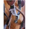 Image 3 : Leather bridle and pair of spurs Some sterling bands Spurs are not marked