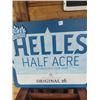 Image 1 : Original 16 Beer advertising sign for Helles half acre light beer sign is newer, never used as this 