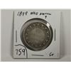 Image 1 : 1899 Newfoundland 50 cent silver coin