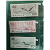 Image 2 : 6 Canada Bird series bills, $2 to $100 nice grades