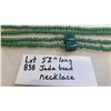 Image 3 : JADE BEAD NECKLACE 52” LONG