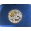 Image 2 : Canadian (1998) Canadair CL-215 Water Bomber $20 coin - .925 silver, 24 karat gold oval cameo