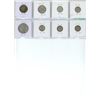 Image 2 : 8 assorted Canadian coins - dimes, quarters and 50 cent piece