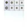 Image 2 : 8 assorted Canadian coins - dimes, quarters and 50 cent piece