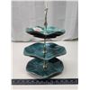 Image 1 : 3 tiered, Blue Mountain pottery serving dish - 15"H