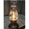 Image 5 : Metal, electric "oil lamp" style lamp, w/ chimney