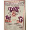 Image 2 : The Cars, concert poster