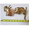 Image 3 : Brass Cat Pair