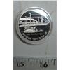 Image 1 : 1991 Proof Silver Dollar. 175th Anniversary of the launching of the famous steamer, Frontenac. Proof