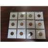Image 3 : Lot of 12 U.S. Uncirculated Lincoln Cents. Includes 1955D, 1956D, 1958D, 1960D Small Date, 1960D Lar