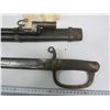 Image 2 : antique Russian cavalry saber with scabbard and attached bayonet - more details in desc.