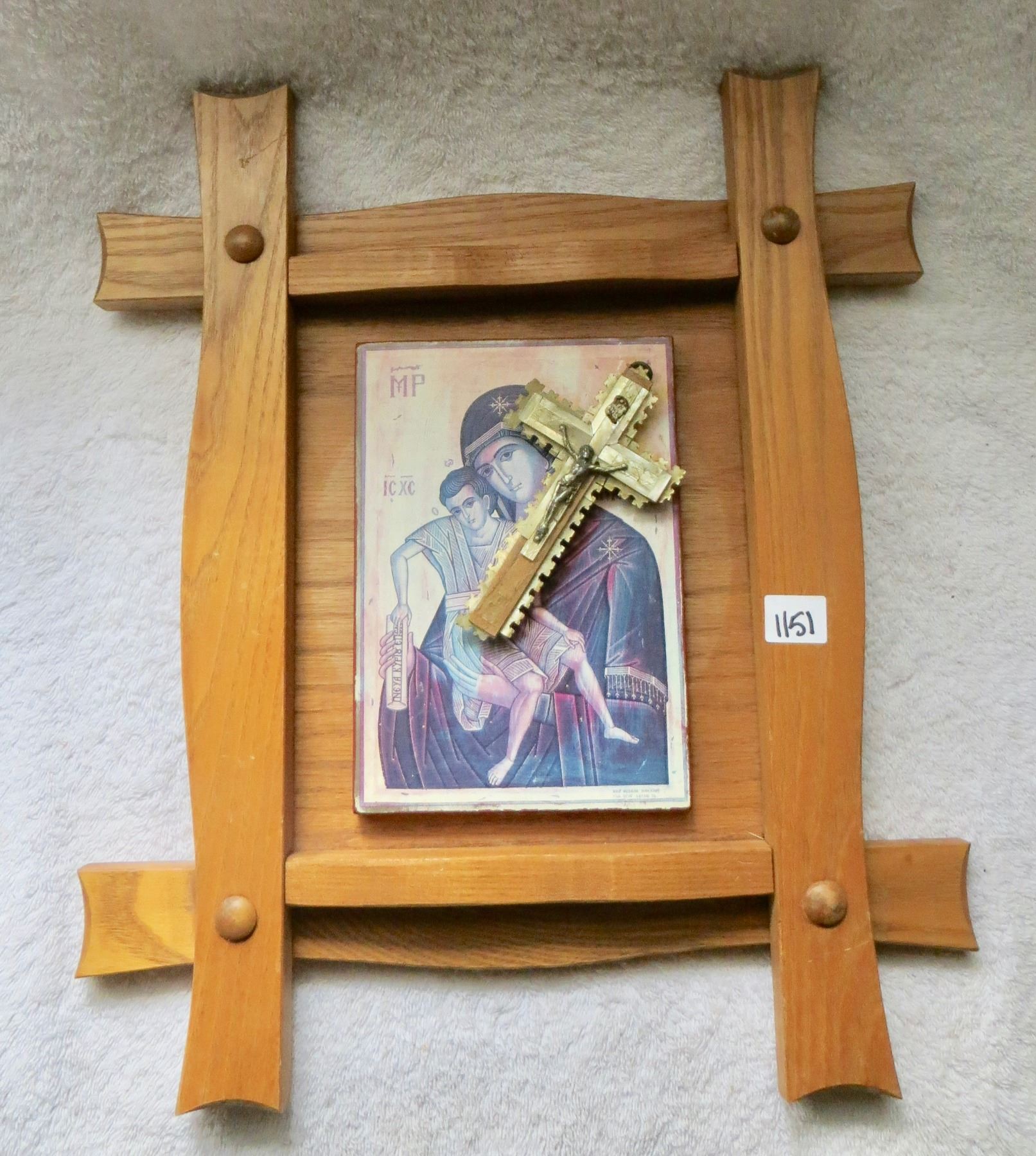 Religious wall mount ICON - Schmalz Auctions