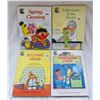 Image 1 : Set of 4 Sesame Street hardcover story books 1980