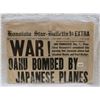 Image 1 : HONOLULU Star newspaper 12-7-41 War OAHU Bombed by Japanese Planes