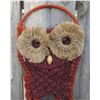 Image 2 : Vintage Mid Century "Owl" Macrame wall hanging art