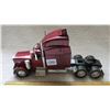 Image 1 : 1998 Peterbilt die cast semi truck 10" rubber wheels