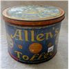 Image 1 : 1900's "Allen Toffee" tin - England - 5lbs 8 1/2"