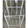 Image 3 : Bathroom vanity stand NOS original box glass shelves 36" tall powder coated