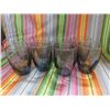 Image 1 : set of 8 blue glasses