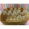 Image 1 : box of antique milk bottles