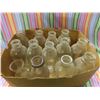 Image 3 : box of antique milk bottles