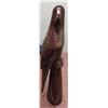 Image 4 : Dark solid wood eagle carving -12 inches