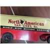 Image 5 : Vintage north american van lines toy truck- 1950's