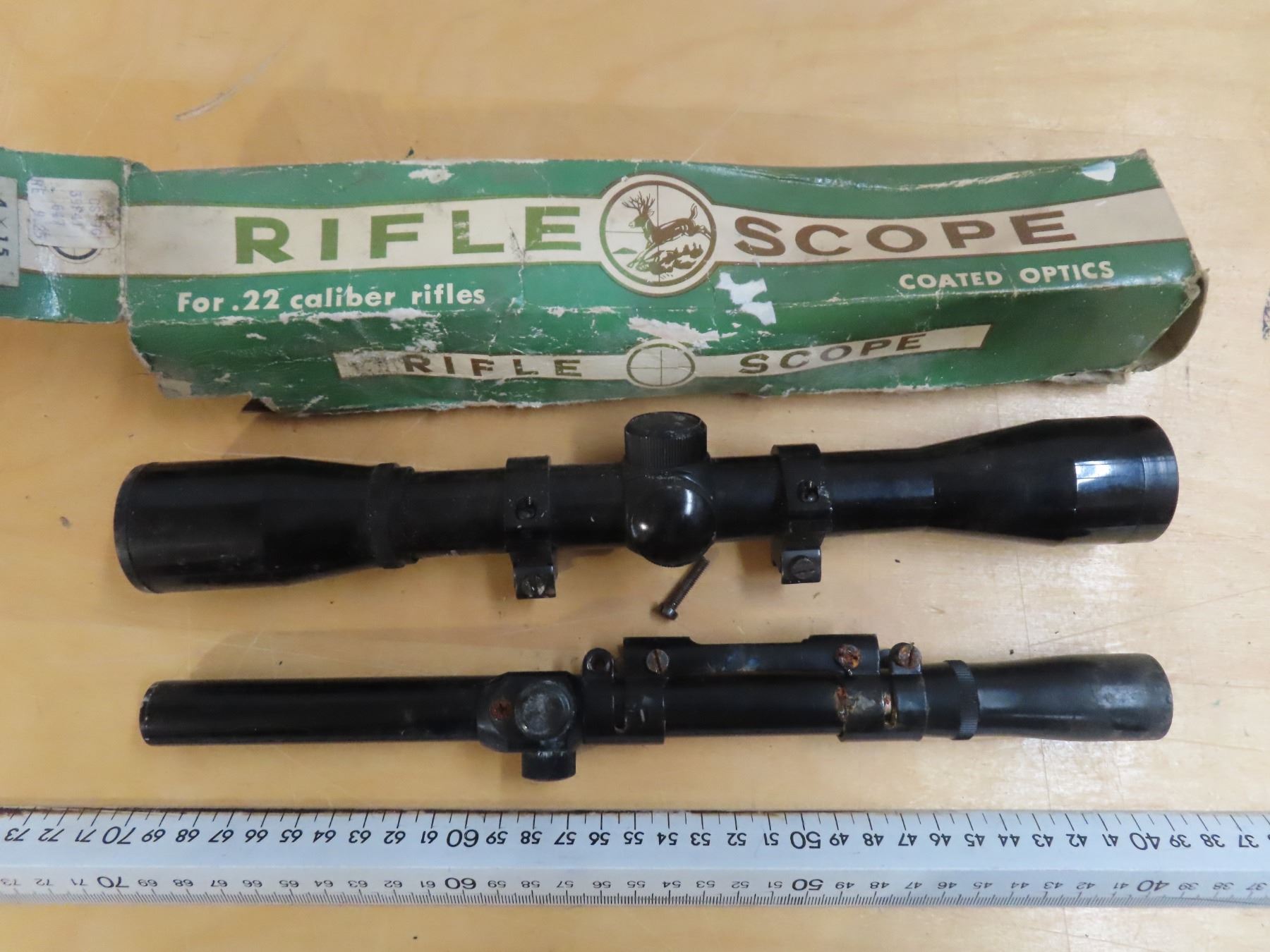 Pair of rifle scopes - Schmalz Auctions