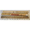 Image 1 : Advertising rulers, Coca-Cola, Palm Dairies, GWG, CO-OP