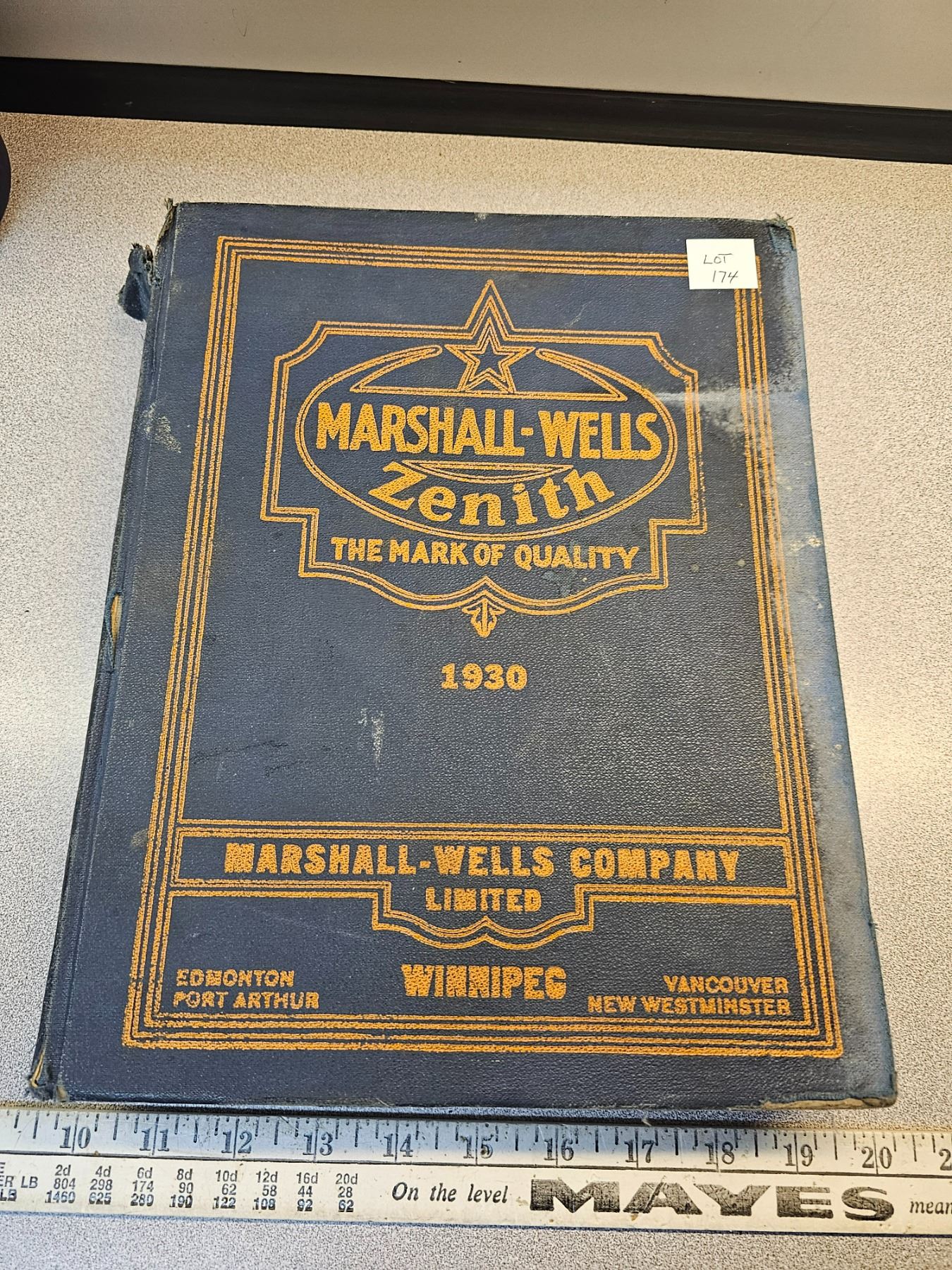 1930 Marshall Wells company catalog Schmalz Auctions