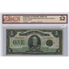 Image 1 : 1923 BCS graded, Dominion of Canada 1 dollar bill - Campbell/Sellar - D4448053 - F12