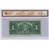 Image 2 : 1937 BCS graded, Canadian 1 dollar bill - Gordon/Towers - G/M 7903496 - EF45