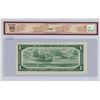 Image 2 : 1954 BCS graded, Canadian 1 dollar bill - Beattie/Rasminsky - L/Y 1942686 - UNC50