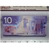 Image 2 : 2001 BCS graded, Canadian 10 dollar bill - Knight/Dodge - FEM 78888539 - UNC63