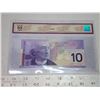 Image 3 : 2001 BCS graded, Canadian 10 dollar bill - Knight/Dodge - FEM 78888539 - UNC63