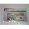Image 3 : 2004 BCS graded, Canadian 100 dollar bill - Jenkins/Dodge - BKJ 6309113 - UNC63