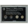 Image 2 : Dimes of the 20th century coin set