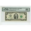 Image 1 : 2009 PMG graded, US 2 dollar bill - Rios/Geithner - K00280128 - UNC64