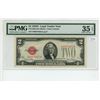 Image 1 : 1928G PMG graded, US 2 dollar bill - Clark/Snyder - D89874822A - VF35