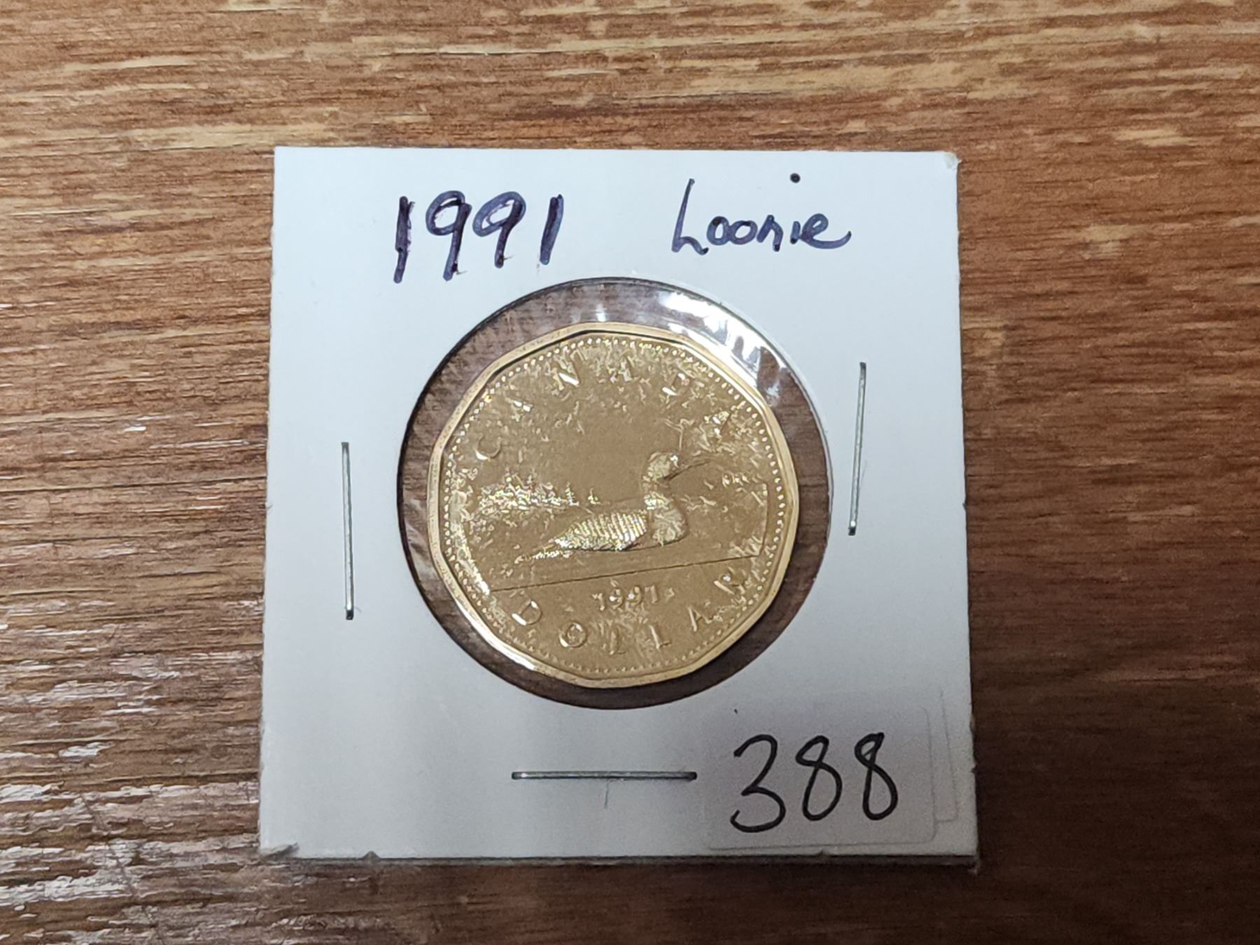 1991 Canadian Loonie 1 Dollar Coin 1991-canadian-loonie-1-dollar-coin