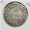 Image 3 : Newfoundland. 1882H 20 Cents. Key Date. Mintage of 100,000. VG-10.