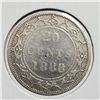 Image 4 : Newfoundland. 1888 20 Cents. Key Date. Mintage of 75,000. VG-8.